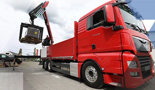 13. Truck loading cranes